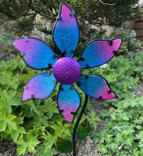 Garden Glass Flower Spinner