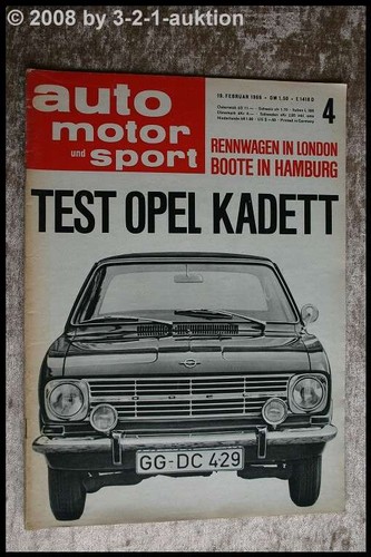 Ams auto motor sport - auto, 4/66