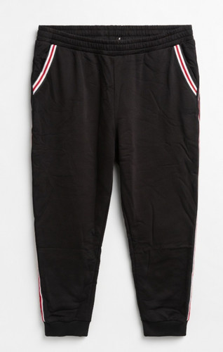 Men black tracksuit jogging - tracksuit,