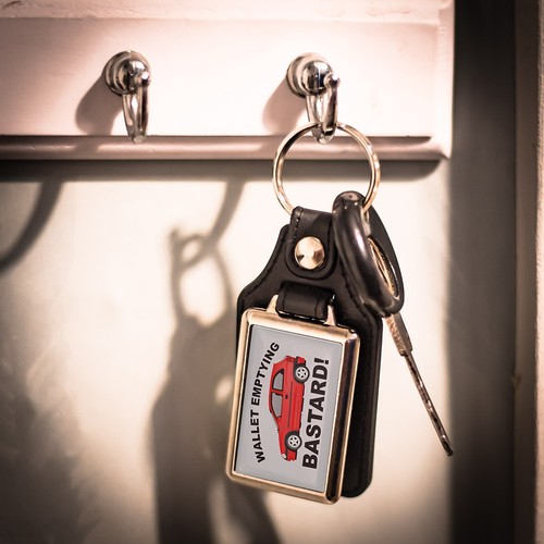Key ring vauxhall corsa - ring, b