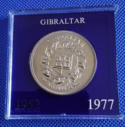 Gibraltar silver jubilee - silver,