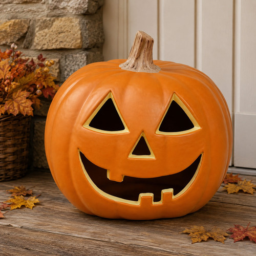 Giant light pumpkin - giant, up