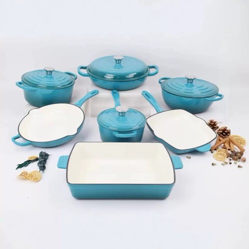 Piece enamel cast - 7-piece,