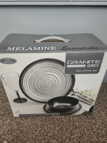 Melamine granite grey dinner - melamine,