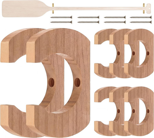 Wooden kayak paddle holder - paddle,