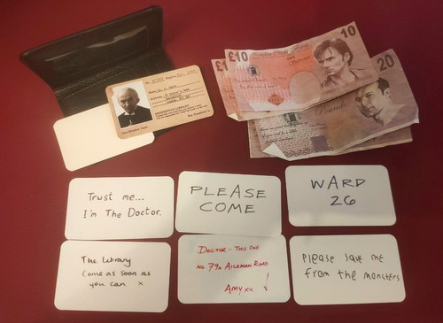 Prop doctor who wallet - -,
