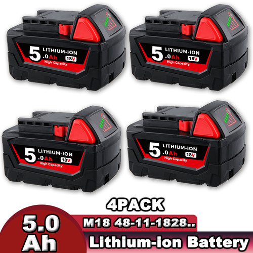 18v 0ah battery - 4x, for