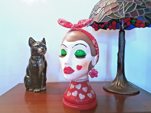 Hand painted rockabilly - hand,