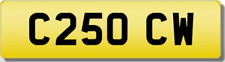 CW OCW EIGHTIES INITIALS Private CHERISHED Registration Number Plate C25
