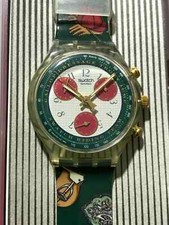 SWATCH WATCH SCK104 "JELLY STAG" CHRONOGRAPH  1993 ORIGINAL
