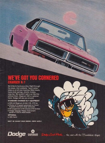 Got you cornered dodge - we've,