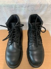 Explorer by Clifford James Black Leather Ankle Boots Size UK 9 (43)