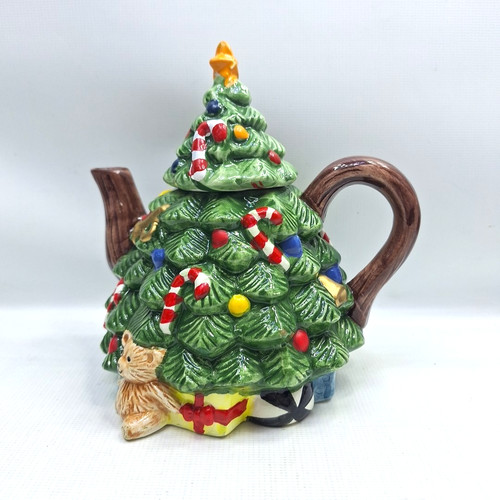 Vintage hand painted - hand, teapot