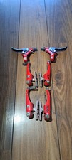 Shimano DX V Brake Set BL/BR M600 Red  fair condition 1990s Retro MTB
