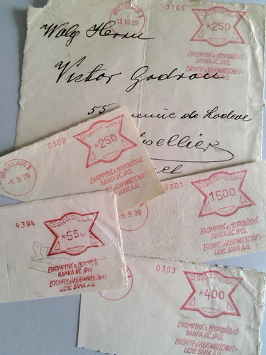 Czechoslovakia 1929 meter mail - czechoslovakia,