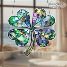 Shamrock Suncatcher Window