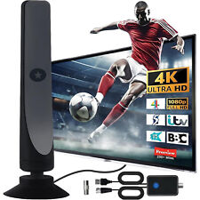 TV Aerial Digital Indoor TV Aerial with Signal Booster TV Antenna for Freeview