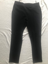 TU Ladies black stretch pull -on trousers/jeggings size 14.
