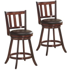 Set of 2 25" Swivel Bar stool