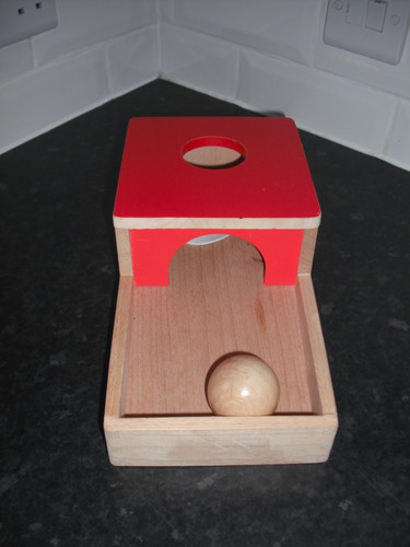 Montessori object permanence - object,