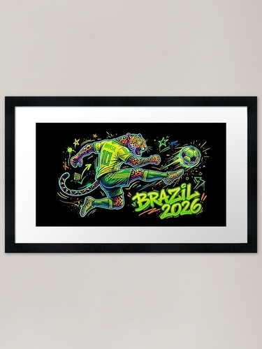 Brazil jaguar soccer mascot - brazil,