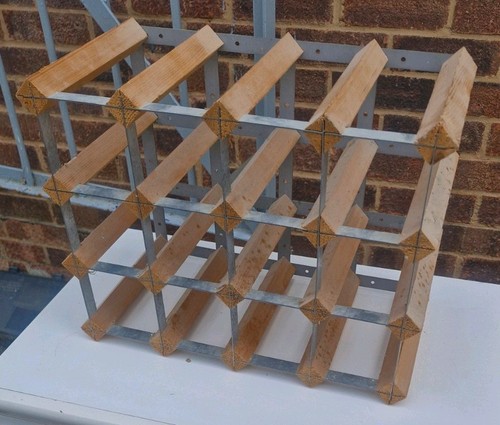 Wooden bottle wine rack - wooden,