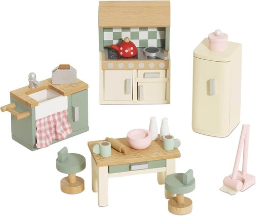 Toy van wooden dolls - le,