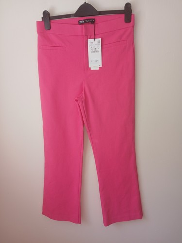 Zara shocking pink flared - zara,