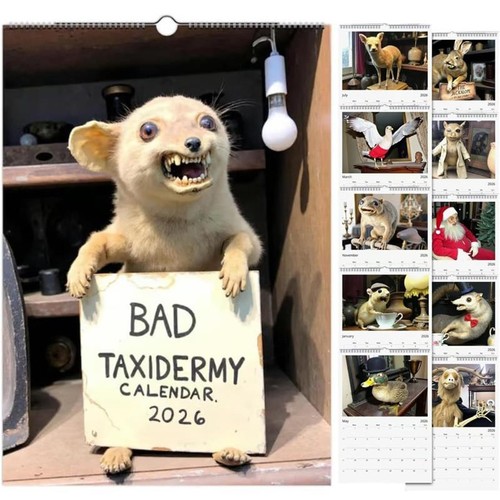 2026 bad taxidermy wall - bad,