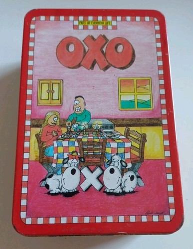 Vintage oxo stock cubes tin - stock,