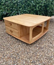 Refinished Ercol Pandora Coffee Table Light Finish