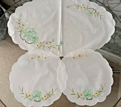 Set vintage white - set,