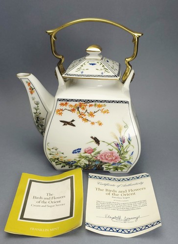 Teapot franklin mint the birds - teapot,