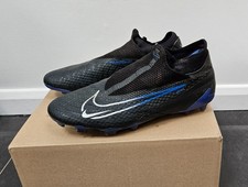 Nike Phantom GX Football Boots FG Sock Top with Ghost Laces - uk size 8 Black