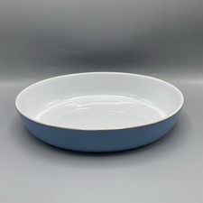 Denby Serving Dish Oval 'Colonial Blue' Pale Blue Stoneware Staffordshire 28.5cm