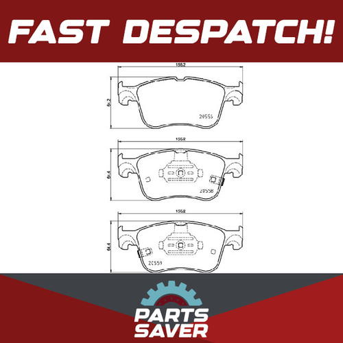 Brake pads set - brake, front
