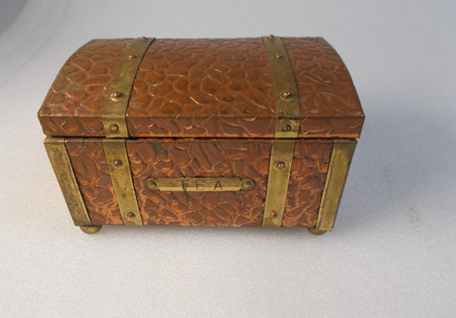 Tea caddy vintage - caddy, arts