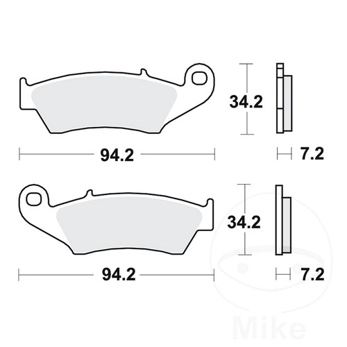 Trw sintered rsi brake pads - trw,