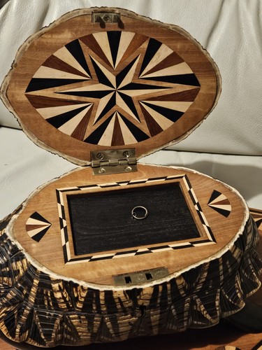 Antique tea caddy box - antique,