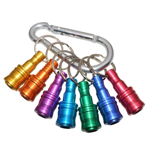 Inch hex shank keychain - hex,