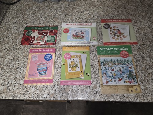 Cross stitch kit bundle joblot - cross,
