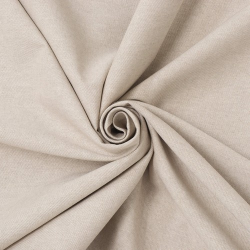 Oatmeal plain linen cotton - oatmeal,