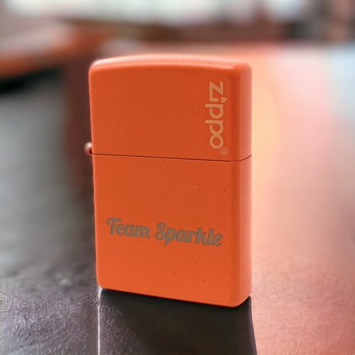 Personalised orange matte - personalised,