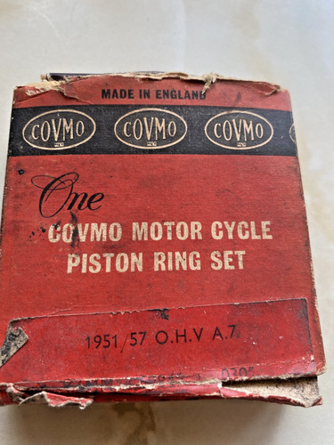 Bsa piston rings - a7, by