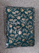 Gold Detailed Unstitched Jali Fabric 3 Piece Suit Size Medium