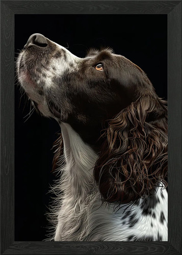 Springer spaniel framed wall - springer,