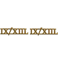 Metal shoulder titles - 9/12, l