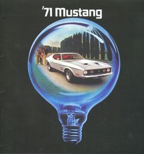 1971 Mustang Sales Brochure