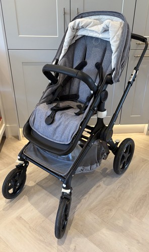 Bugaboo fox grey melange pram - bugaboo,