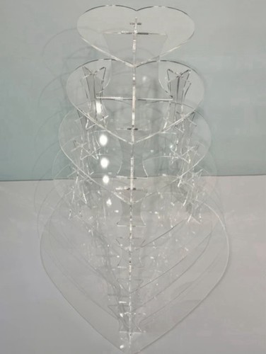 Heart cupcake stand wedding - heart,